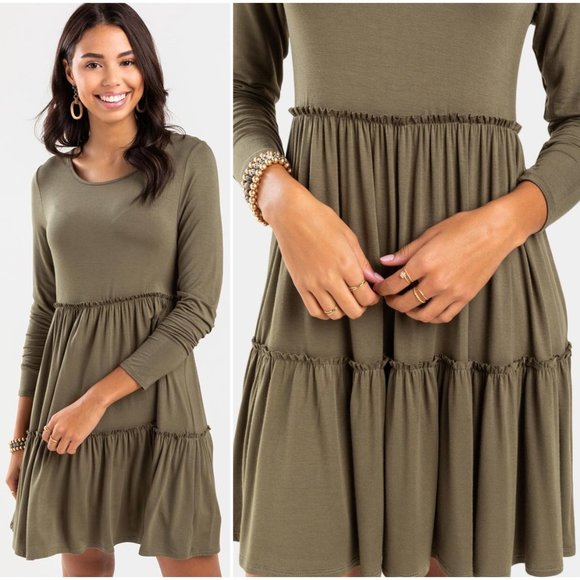 Francesca's Collections Dresses & Skirts - Francesca's | NWT Bernice Babydoll Tiered Mini Dress 💠